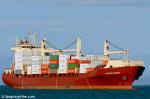 ID 4655 CAP VAN DIEMEN (1999/23722grt/IMO 9163207, ex-URANUS, ALIANCA ANTUERPIA), sailing from Bledisloe Container Terminal, Auckland, NZ.
